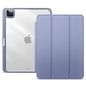 eSTUFF NEW YORK Mirror Pencil Case for iPad Pro 11 2022/2021/2020 - Lavender/Clear