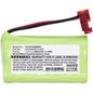 CoreParts Battery for Remote Control 4.8Wh Ni-Mh 2.4V 2000mAh Green for Earmuff Remote Control 05455086, Control VP EEHCVP AMFM