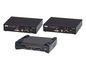 Aten Bundle (2Tx & 1Rx) USB 2K DVI-D Dual Link KVM over IP Extender with USB Peripheral Support, Local Console, Power/LAN Redundancy (SFP Slot), RS-232 Control and Audio