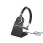 Jabra Evolve 65 SE MS Mono - Headset - on-ear Bluetooth wireless USB with charging stand Certified for Microsoft Teams for Jabra Evolve; LINK 380a MS