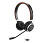 Jabra Evolve 65 SE UC Stereo - Headset - on-ear Bluetooth wireless USB with charging stand Optimised for UC for Jabra Evolve; LINK 380a MS