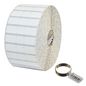 Zebra 8000D Jewelry Butterfly, 2.20" x 0.50", Direct Thermal, White, 6 Rolls