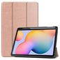 CoreParts Samsung Galaxy Tab S6 Lite 2020-2022 Tri-fold caster TPU cover built-in S pen holder with auto wake function - Rose Gold