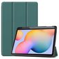 CoreParts Samsung Galaxy Tab S6 Lite 2020-2022 Tri-fold caster TPU cover built-in S pen holder with auto wake function - Dark Green