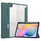 CoreParts Samsung Galaxy Tab S6 Lite 2020-2022 Tri-fold Transparent TPU cover built-in S pen holder with auto wake function - Dark Green