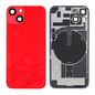 CoreParts Apple iPhone 14 Plus Back Cover Glass with Rear Panel Frame - with Logo - Red Original New
