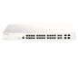D-Link 28-Port Gigabit PoE+ Nuclias Smart Managed Switch including 4x 1G Combo Ports, 193W (With 1 Year License)