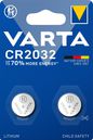 Varta 2x Lithium CR2032 3V Button Cell Batteries