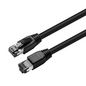 MicroConnect CAT8.1 S/FTP 10m Black LSZH Shielded Network Cable, AWG 24