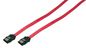 LogiLink S-ATA Cable with latch, 2x mal e, red, 0,50M