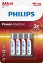 Philips Power Alkaline AAA 4-blister