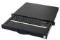 Aixcase Keyboard - rack-mountable - DE PS/2,USB, Black, RAL 9005