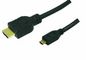 LogiLink 1.5m HDMI to HDMI Micro - M/M HDMI cable HDMI Type A (Standard) HDMI Type D (Micro) Black