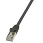 LogiLink 0.5m Cat.5e F/UTP RJ45 networking cable Black Cat5e F/UTP (FTP)