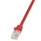 LogiLink 5m Cat.6 U/UTP networking cable Red Cat6 U/UTP (UTP)