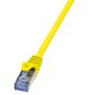 LogiLink 1m Cat.6A 10G S/FTP networking cable Yellow Cat6a S/FTP (S-STP)