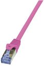 LogiLink Cat6a S/FTP, 2m networking cable Pink S/FTP (S-STP)