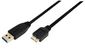 LogiLink CU0037 USB cable USB 3.2 Gen 1 (3.1 Gen 1) Micro-USB B USB A Black