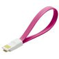 LogiLink USB/Micro USB USB cable USB 2.0 USB A Micro-USB A Pink