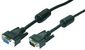 LogiLink VGA Cable ST/BUblack 2x Ferrit Core 3M
