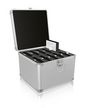 ICY BOX TRANSPORT SUITCASE FOR 10 X 3.5 IN HDDS