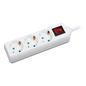 LogiLink LPS206 power extension 1.4 m 3 AC outlet(s) White