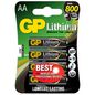 GP Batteries AA lithium batteri 1.5V, 15LF-2U4, 4-pak