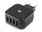 Conceptronic Mobile Device Charger Black Indoor