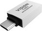 Vision Cable Gender Changer Usb-A Usb-C White