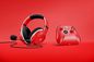 Razer Essential Duo Bundle Headset Wired Head-Band Gaming Charging Stand Red