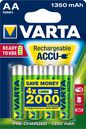 Varta Ready2Use Hr06 1350 Mah Rechargeable Battery Aa Nickel-Metal Hydride (Nimh)