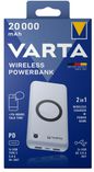 Varta Power Bank Lithium Polymer (Lipo) 20000 Mah Wireless Charging White