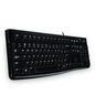 Logitech K120 For Business Keyboard Usb Qwerty Russian Black