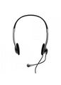 Port Designs Headphones/Headset Wired Head-Band Office/Call Center Black