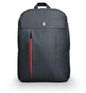 Port Designs Portland Backpack Black, Red Linen, Polyester