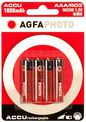 AgfaPhoto Batterijen 1X4 Akku Nimh Micro 1000 Mah Rechargeable Battery Nickel-Metal Hydride (Nimh)