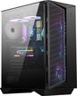 MSI Mpg Gungnir 110M Mid Tower Gaming Computer Case 'Black, Usb 3.2 Gen2 Type C, 3X 120Mm Rgb + 1X 120Mm Fan, Mesh Front Panel, 1X Tempered Glass Panels, Atx, Matx, Mini-Itx'