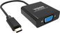Vision Video Cable Adapter Usb Type-C Vga (D-Sub) Black