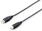 Equip Usb 2.0 Type A To Type B Cable, 1.0M , Black
