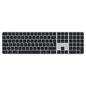 Apple Magic Keyboard Usb + Bluetooth Qwerty Norwegian Silver, Black