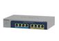 Netgear Ms108Up Unmanaged 2.5G Ethernet (100/1000/2500) Power Over Ethernet (Poe)