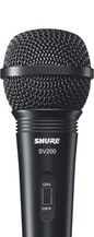 Shure Microphone Black Karaoke Microphone