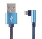 Gembird Usb Cable Usb 2.0 Usb A Micro-Usb B/Lightning Black, Blue
