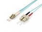 Equip Lc/Sc Fiber Optic Patch Cable, Om3, 1.0M