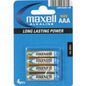 Maxell Battery Alkaline Lr-03 Aaa 4-Pack Single-Use Battery