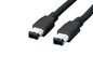 MediaRange Firewire Cable 1.8 M 6-P Black