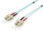 Equip Sc/Sc Fiber Optic Patch Cable, Om3, 1.0M