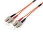 Equip Sc/Sc Fiber Optic Patch Cable, Os2, 1M