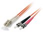 Equip Lc/St Fiber Optic Patch Cable, Os2, 1.0M