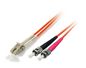 Equip Lc/St Fiber Optic Patch Cable, Os2, 20M